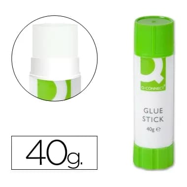 Q-connect Pegamento q-connect en barra 40 gr unidad