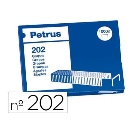 Petrus Grapas petrus bambina nº 202 caja de 1000 unidades
