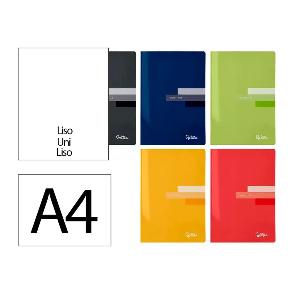 Liderpapel Libreta liderpapel scriptus a4 48 hojas 90gr liso sin margen