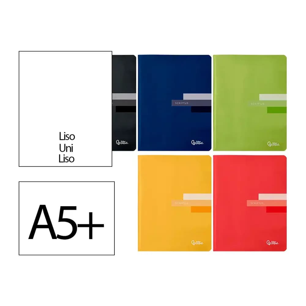 Liderpapel Libreta liderpapel scriptus a5 plus 48 hojas 90gr liso sin margen