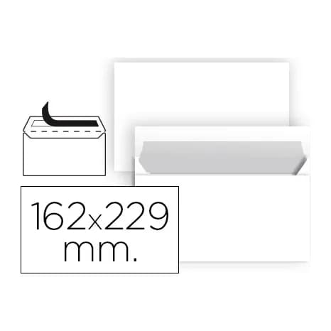 Liderpapel Sobre liderpapel n 11 blanco din c5 162x229 mm tira de silicona paquete de 25 unidades
