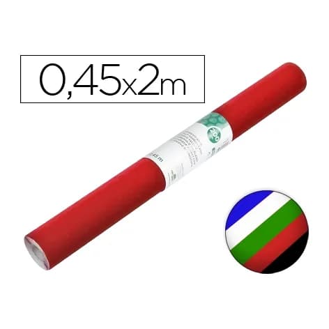 Liderpapel Rollo adhesivo liderpapel unicolor colores surtidos rollo de 0,45 x 2 mt
