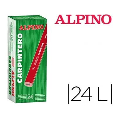 Alpino Lapices alpino carpintero caja de 24 unidades