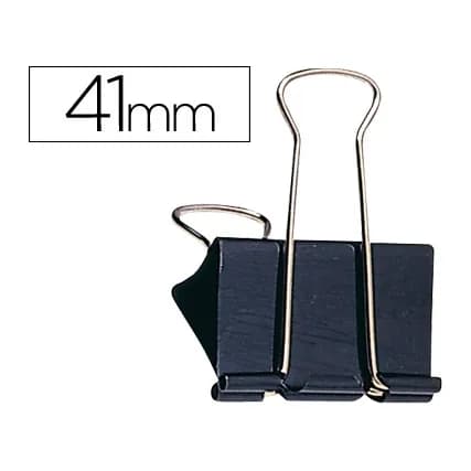 Q-connect Pinza metalica q-connect reversible n.4 42 mm caja de 10 unidades