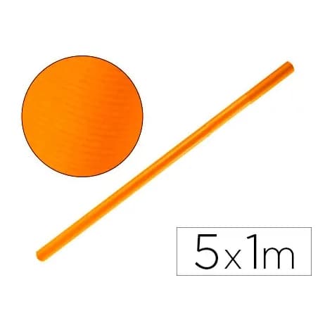 Liderpapel Papel kraft liderpapel naranja fuerte rollo 5x1 mt