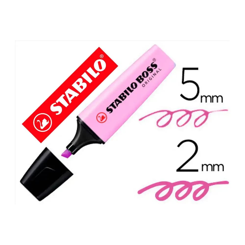 Stabilo Rotulador stabilo boss pastel fluorescente 70 brisa violeta