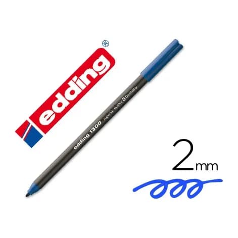 Edding Rotulador edding punta fibra 1300 punta redonda 2 mm