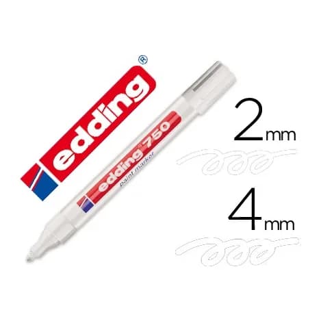 Edding Rotulador edding punta fibra 750 punta redonda 2-4 mm