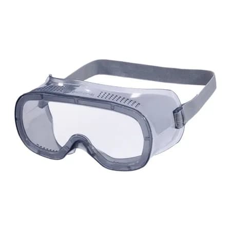 Deltaplus Gafas de proteccion deltaplus panoramicas montura flexible de pvc ventilacion directa talla ajustable color gris