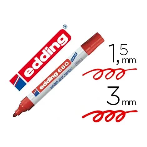 Edding Rotulador edding para pizarra blanca 660 punta redonda 1,5-3 mm