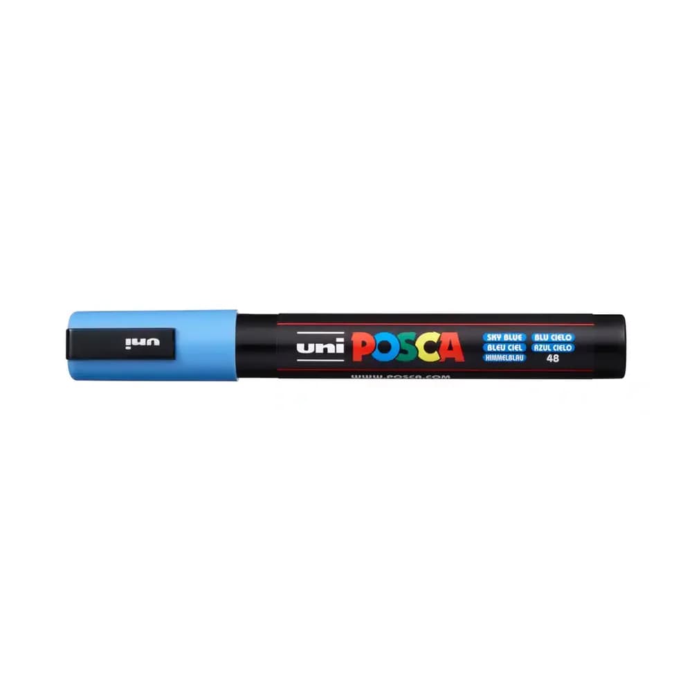 Posca Rotulador uni posca pc-5m marcador de pintura punta conica 1,8-2,5 mm azul cielo