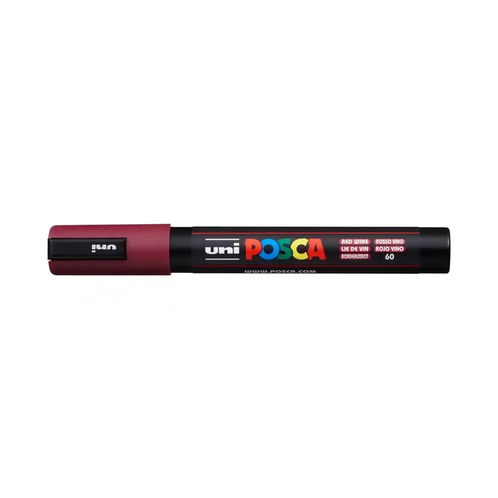 Posca Rotulador uni posca 1,8 - 2,5 mm pc-5m rojo vino