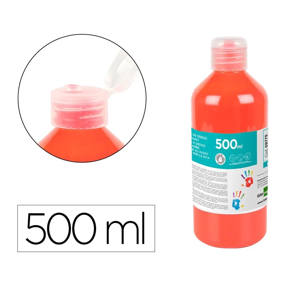 Liderpapel Pintura dedos liderpapel botella de 500 ml