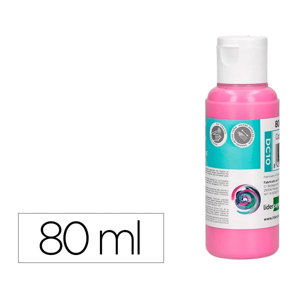 Liderpapel Pintura acrilica liderpapel bote de 80 ml
