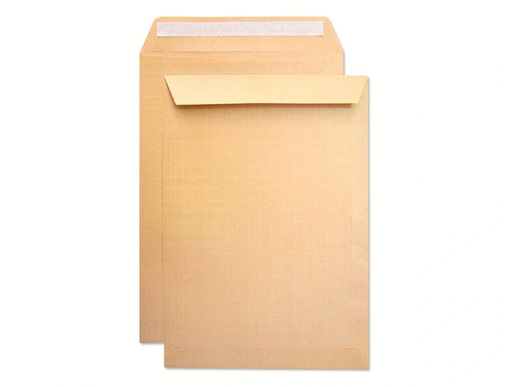 Liderpapel Sobre liderpapel bolsa seguridad kraft marron armado 120 gr 229x324 mm unidad