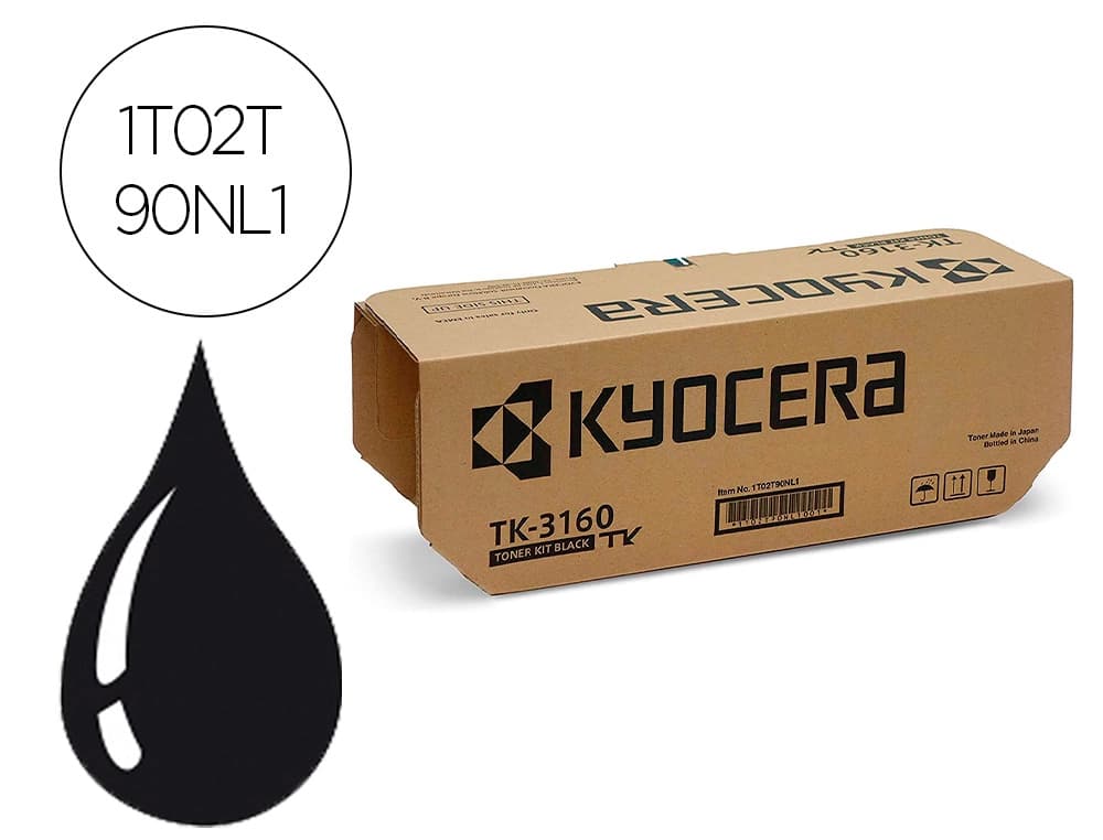 Kyocera Toner kyocera ecosys p3045dn negro tk-3160