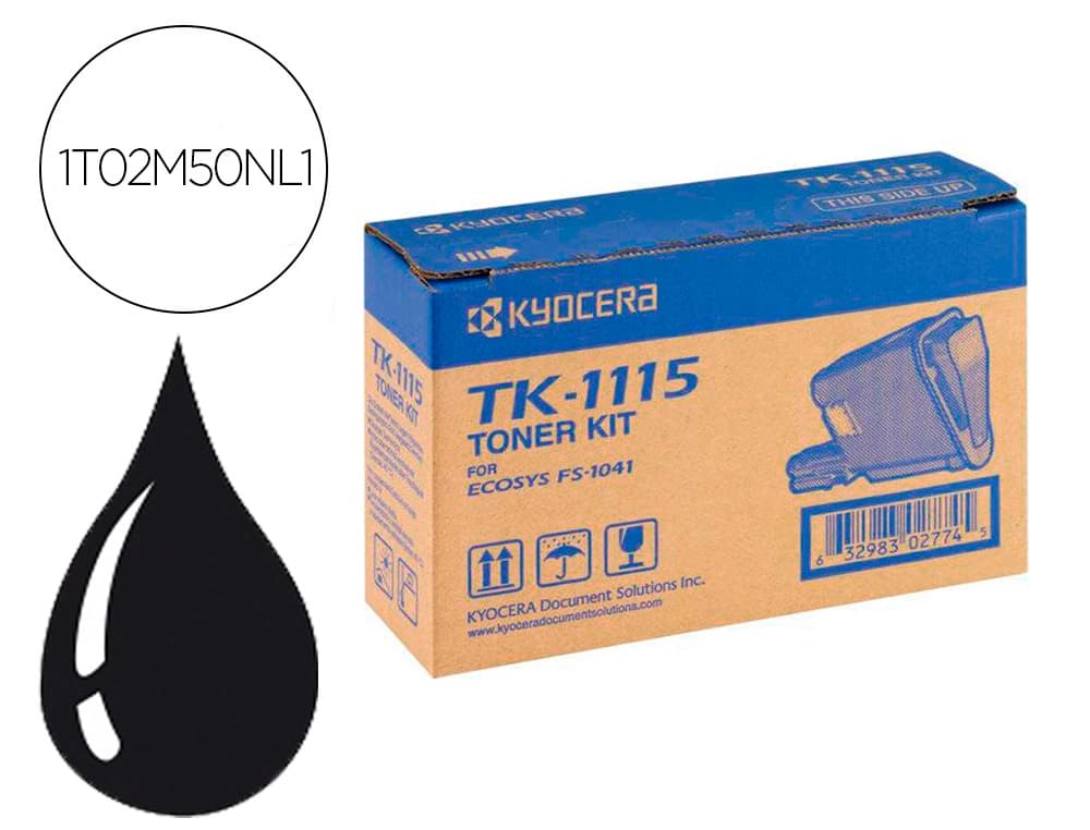 Kyocera Toner kyocera -mita fs-1041 / 1220mfp / 1320mfp negro tk1115