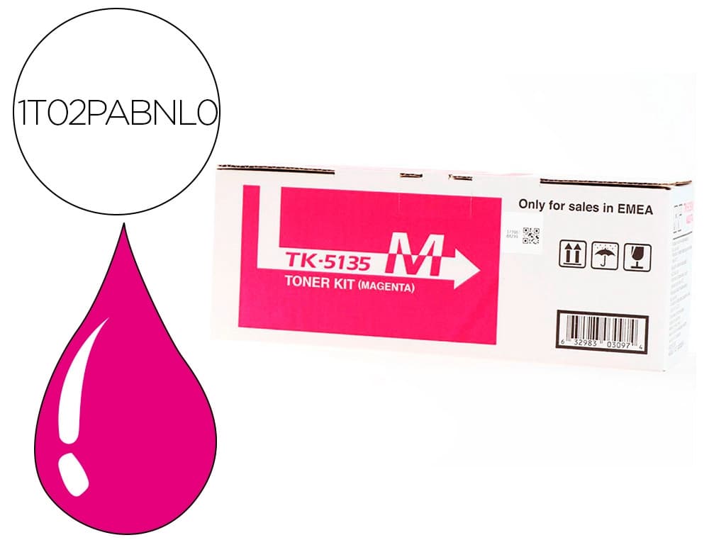Kyocera Toner tk5135m kyocera -mita taskalfa 265ci toner magenta