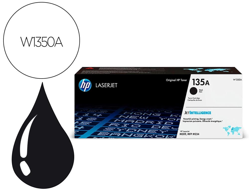Hp Toner hp 135a laserjet m209 / mfp m234 negro 1100 paginas