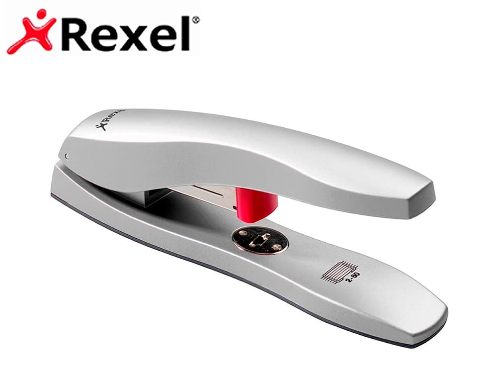 Rexel Grapadora rexel odyssey metalica capacidad de grapado 60 hojas usa grapas odyssey color plata