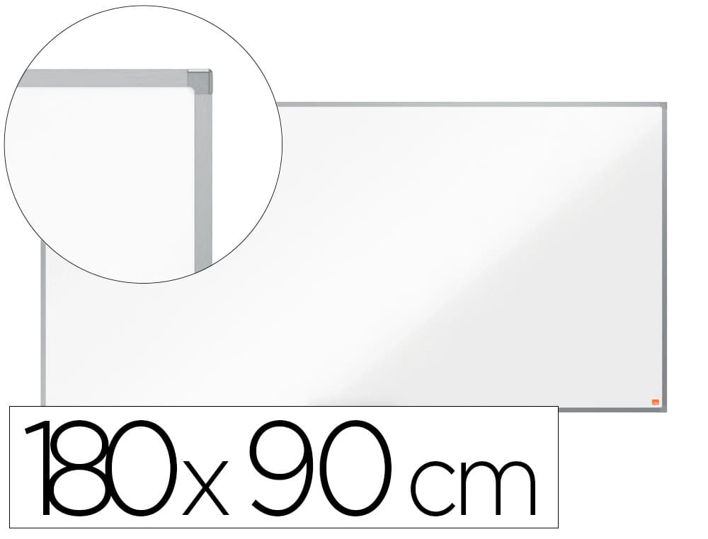 Nobo Pizarra blanca nobo essence acero lacado 1800x900 mm
