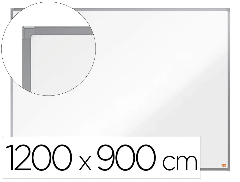 Nobo Pizarra blanca nobo essence acero vitrificado magnetica 1200x900 mm