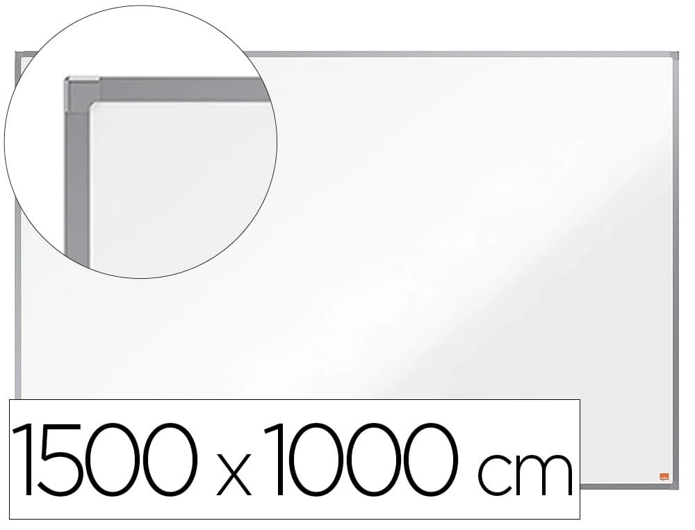 Nobo Pizarra blanca nobo essence acero vitrificado magnetica 1500x1000 mm