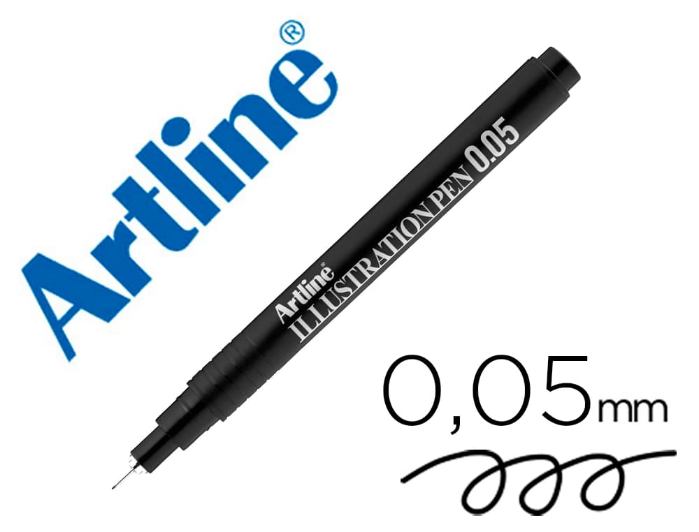 Artline Rotulador artline calibrado micrometrico negro illustration pen ek-2805iln punta poliacetal 0,05mm