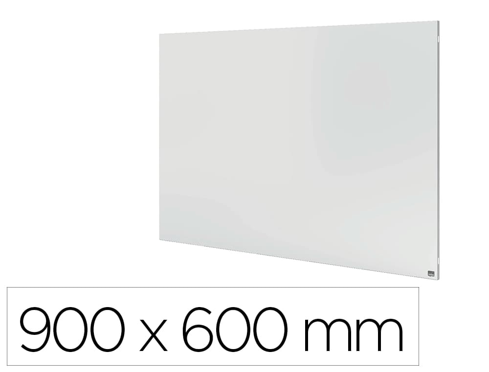 Nobo Pizarra blanca nobo infinity sin marco acero lacado magnetico 900x600 mm