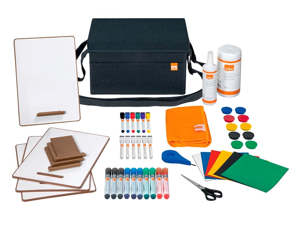 Nobo Bolsa kit de accesorios nobo para pizarra blanca 230x200x355 mm