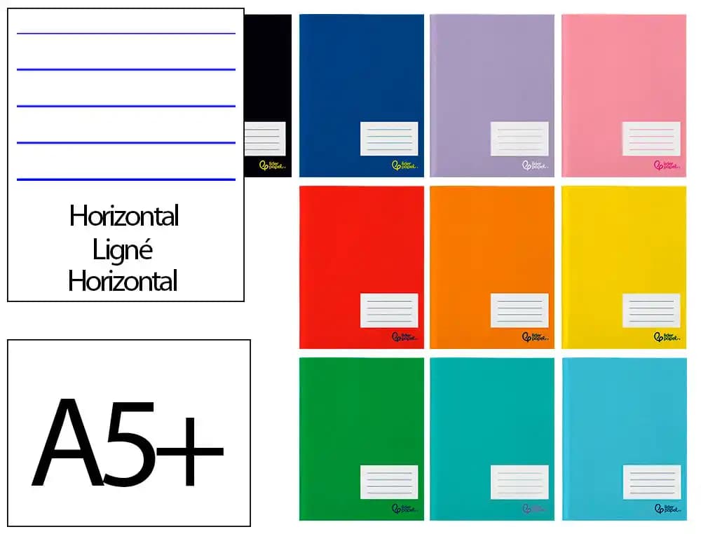 Liderpapel Libreta liderpapel smart a5 plus 32 hojas 75gr horizontal con margen