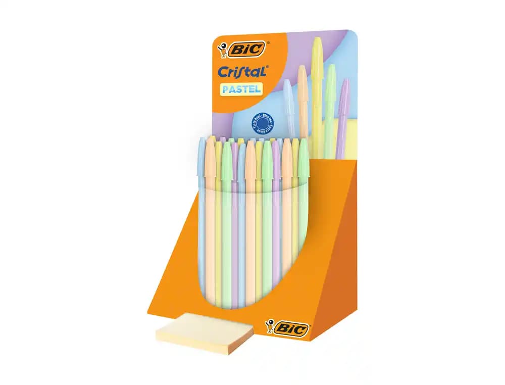 Bic Boligrafo bic cristal pastel punta 1 mm colores surtidos