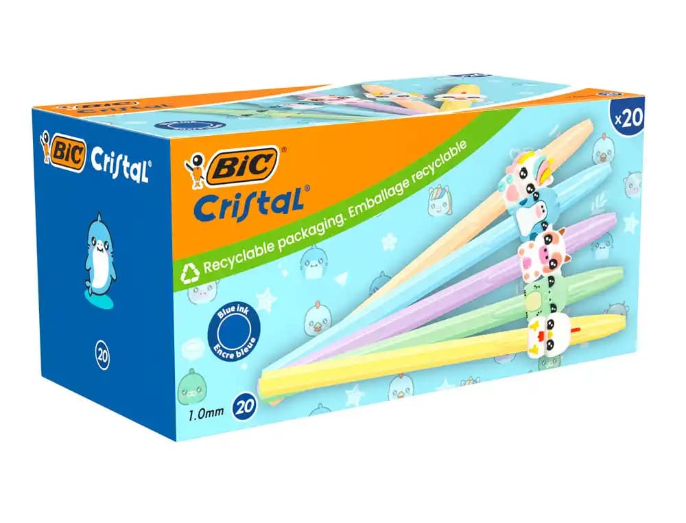 Bic Boligrafo bic cristal figurine punta 1 mm
