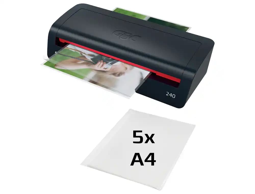 Gbc Plastificadora gbc 240 din a4 color negro