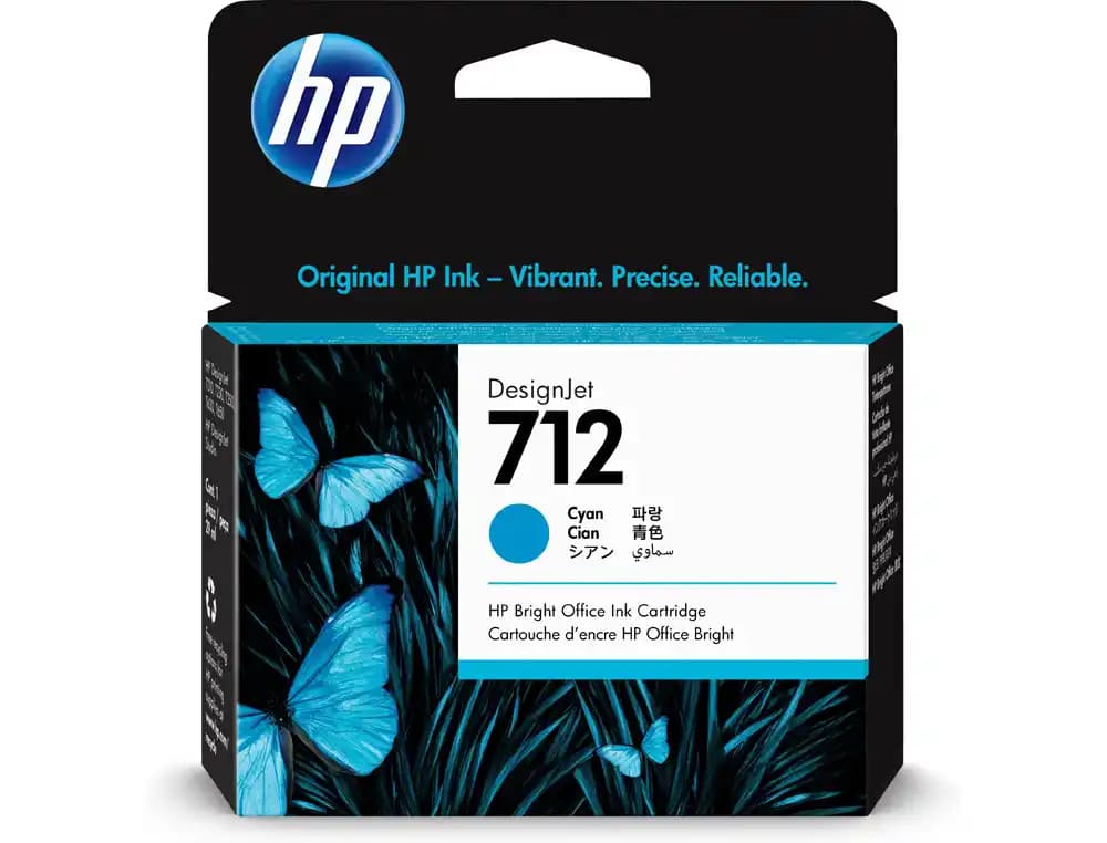 Hp Ink-jet hp 712 t210/230/250/630/650 cyan