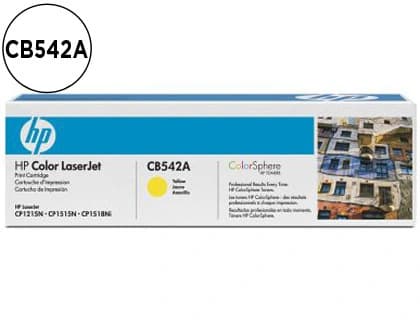 Hp Toner hp cb542a color laserjet cp-1215/cp-1515/cp-1518 amarilo with colorsphere -1.400pag-
