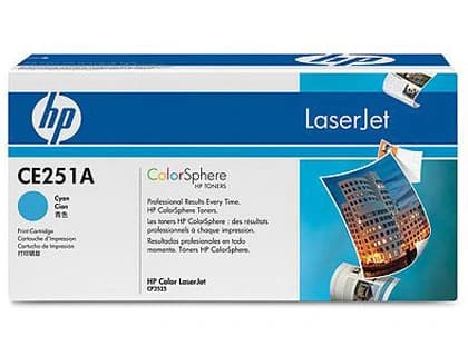 Hp Toner hp laserjet color cp3525 cian 7.000 pag