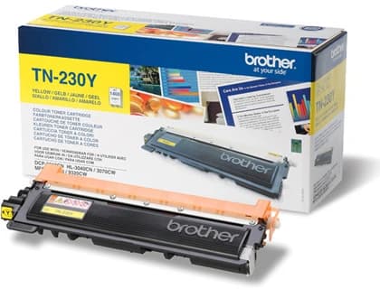Brother Toner brother tn-230 amarillo -1.400pag- hl-3040cn hl-3070cw dcp-9010cn mfc-9120cn mfc-9320cw