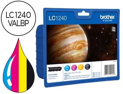 Brother Ink-jet brother lc-1240 pack 4 colores -600pag- mfc-j6510dw mfc-j6710dw mfc-j6910dw