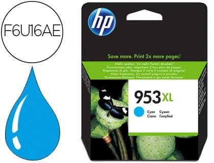 Hp Ink-jet hp 953xl officejet pro 7730/7740/ 8725/8730 cian 1.450 paginas