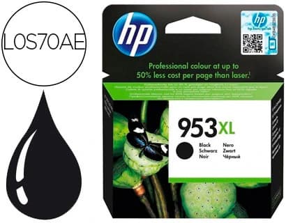 Hp Ink-jet hp 953xl officejet pro 7730/7740/8725 8730/8740/8745 negro 2000 paginas