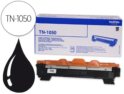 Brother Toner brother tn-1050 hl1110 dcp1510 mfc1810 negro -1000 pag