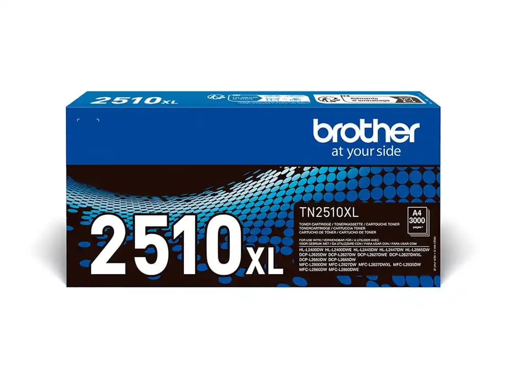 Brother Toner brother tn2510xl mfc-l2860dwe / l2627dwe / l2400dwe negro 3000 paginas