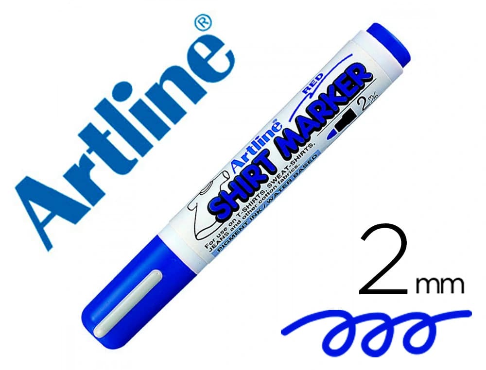Artline Rotulador artline camiseta ekt-2 punta redonda 2 mm para uso en camisetas