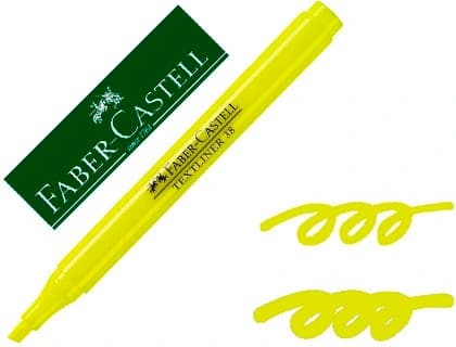 Rotulador faber castell fluorescente textliner 48