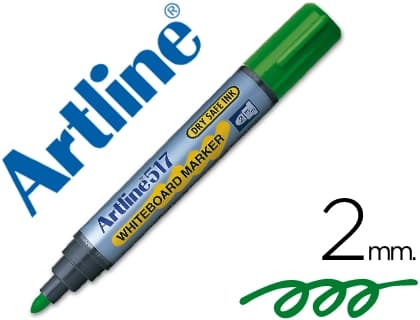 Rotulador artline pizarra ek-517 punta redonda 2 mm tinta de bajo olor