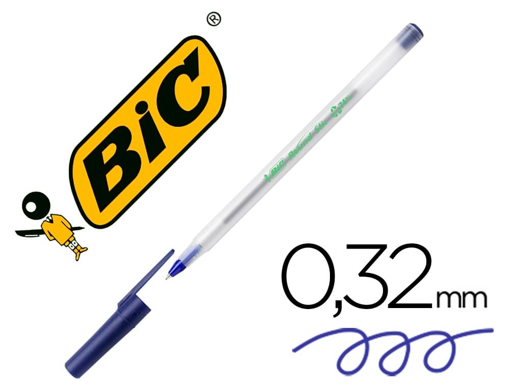 Boligrafo bic ecolutions round stic
