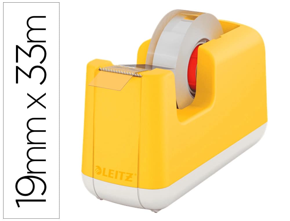 Portarrollo sobremesa leitz cosy plastico para cintas 33 m