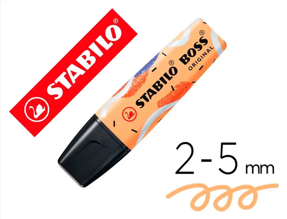 Rotulador stabilo boss fluorescente original pastel by ju schnee