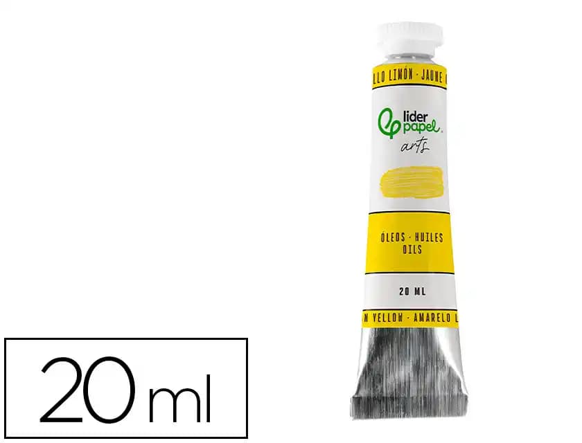 Pintura al oleo liderpapel tubo de aluminio de 20 ml